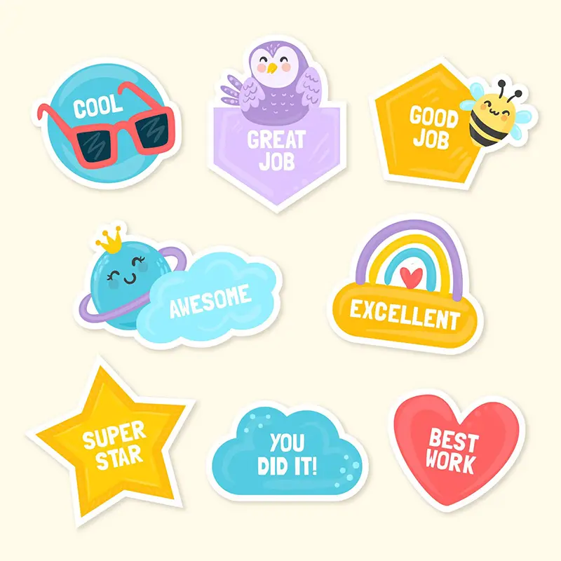 స్టిక్కర్లు స్టిక్కర్లు